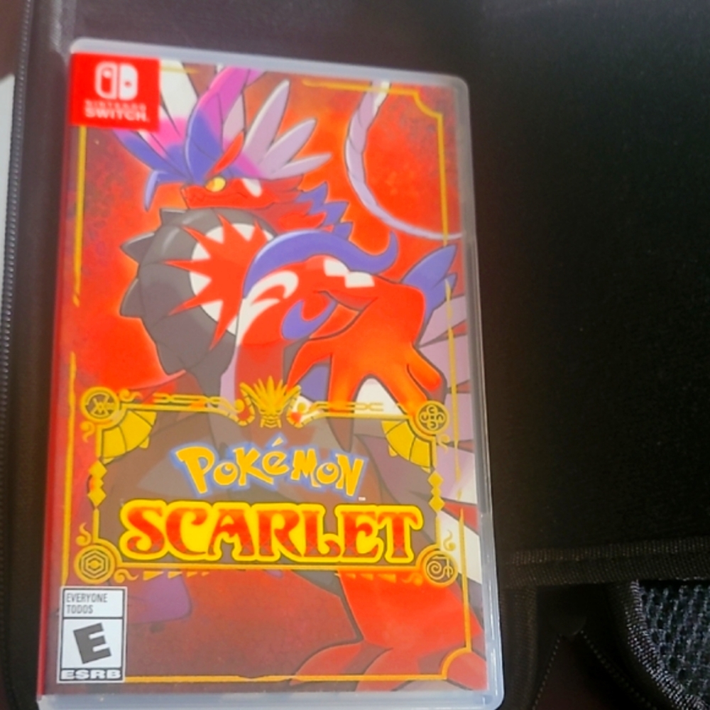 Nintendo Pokémon Scarlet Game - Red and Orange